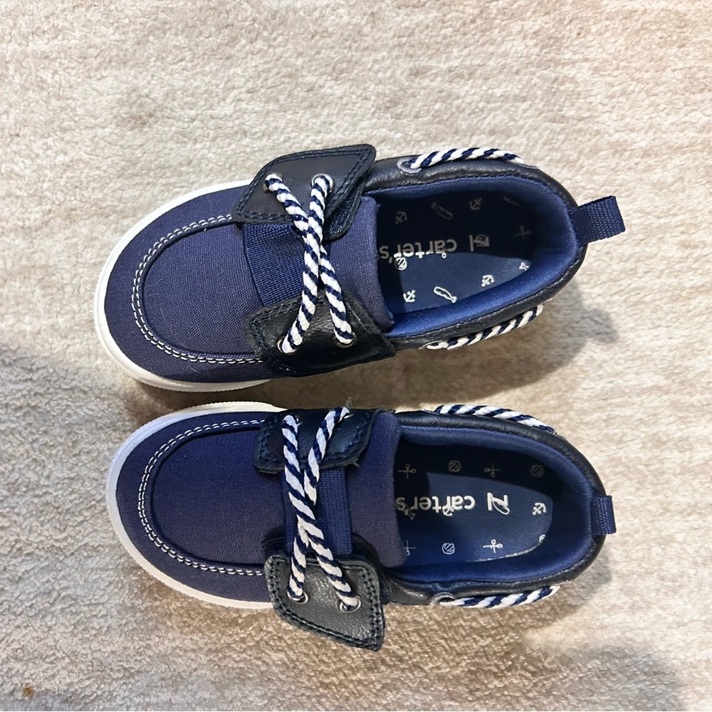 Carters size 7 boys boat shoes